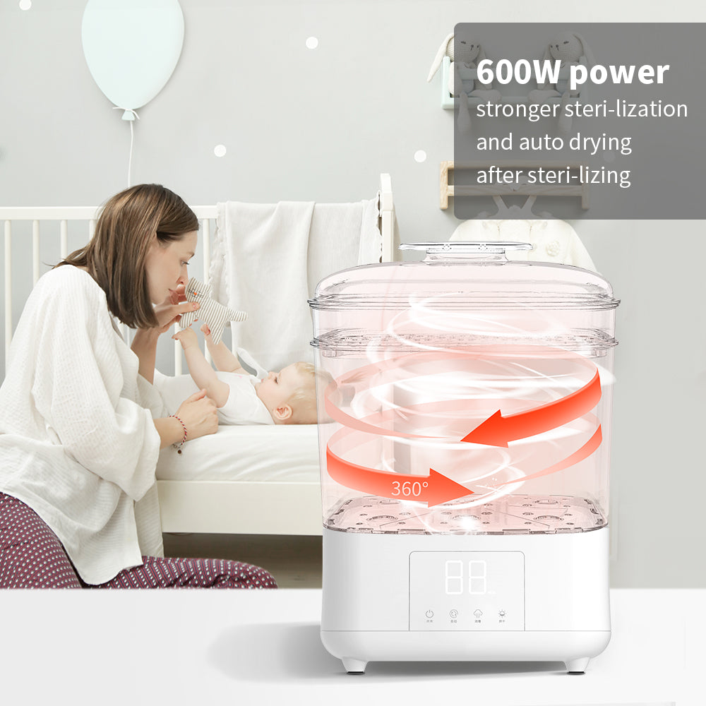 Bololo Baby Bottle Electric Steam Sterilizer and Dryer With LED Panel Touch  Scre for sale online